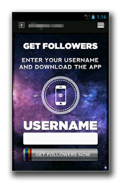 図4：“Get Followers”というアプリを提供するページ